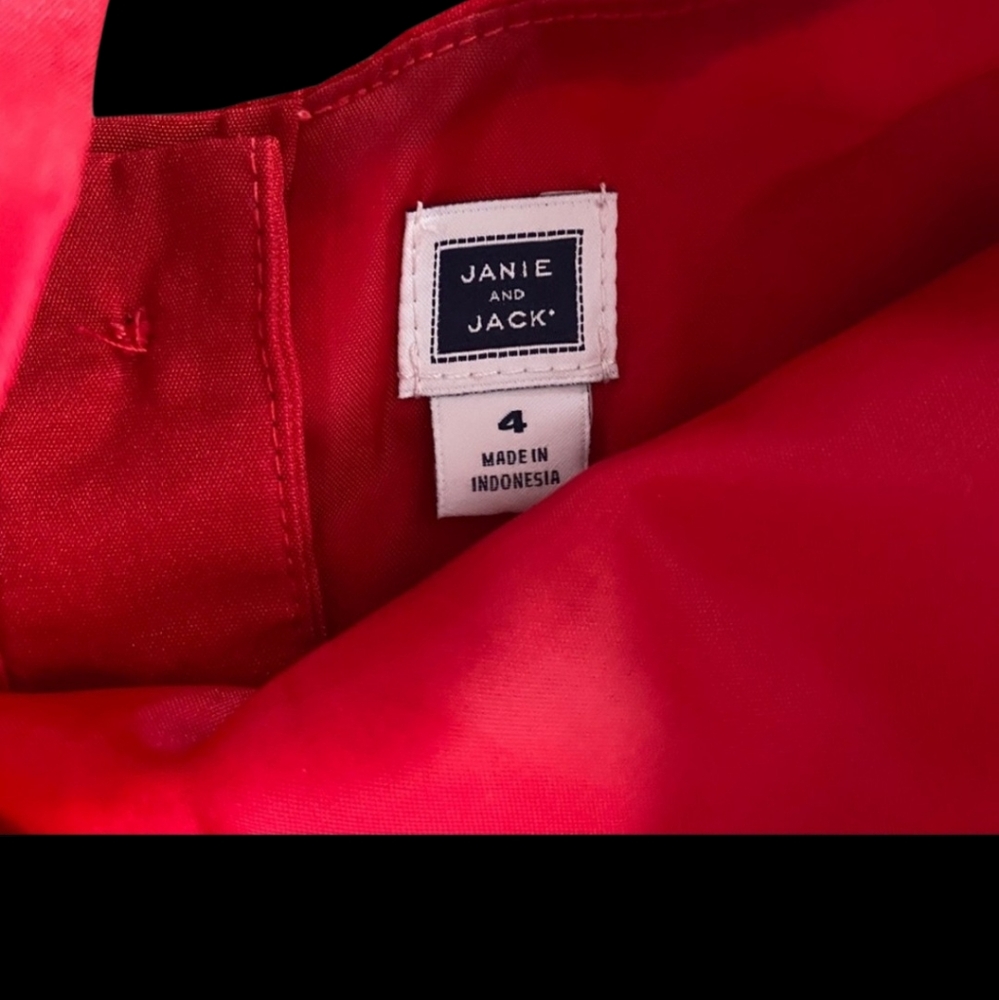 Janie and jack red dress